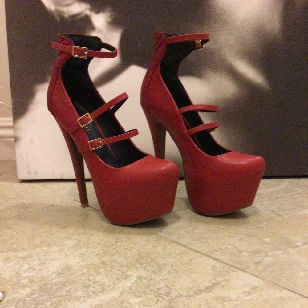 Red 6’inch Stilettos.